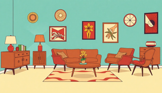 Mid-Century Modern Aesthetic: A Fusion of Functionality and Style (mid 1940's to late 1960's)