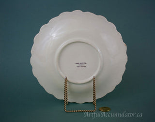 3d decorative plate with red and orange flowers -  - #tag1# - #tag2# - #tag3# - #tag4# - the Artful Accumulator's Vintage Boutique