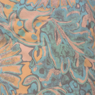 Norma - Housse de couette - aqua, orange clair, gris et rose