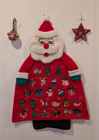 Felt & Fabric Santa Advent Calendar Days 1-24 -  - #tag1# - #tag2# - #tag3# - #tag4# - the Artful Accumulator's Vintage Boutique