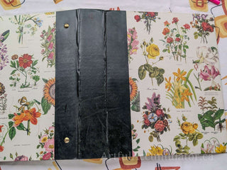 Floral Specimen 3 ring binder with photo pages, green binding -  - #tag1# - #tag2# - #tag3# - #tag4# - the Artful Accumulator's Vintage Boutique
