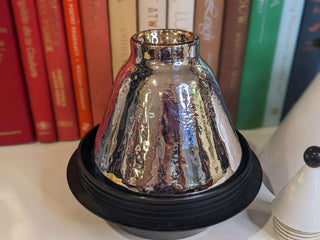 "Memphis" Carafe Retro Space age conical shape geometric with glass interior vessel, German design, made in Taiwan -  - #tag1# - #tag2# - #tag3# - #tag4# - the Artful Accumulator's Vintage Boutique