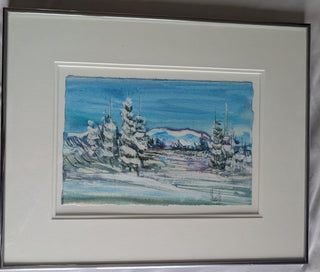 Artwork: Painted Winter Scene (Horz) original