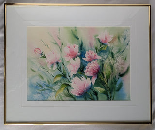 Artwork: Watercolor Flowers (Horz) original