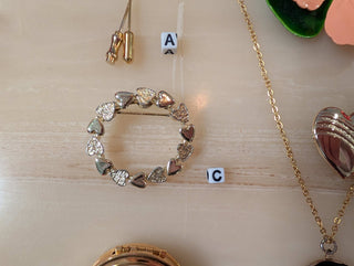 You Choose: Jewelry Collection #1: Hat pins, lockets, lovers, and florals