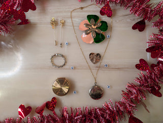 You Choose: Jewelry Collection #1: Hat pins, lockets, lovers, and florals