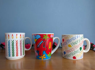 Choice: Birthday themed mugs