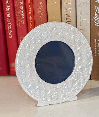 CHOICE of one: Round ceramic picture frames