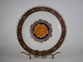 Set of 6 dessert plates, one cake plate -  - #tag1# - #tag2# - #tag3# - #tag4# - the Artful Accumulator's Vintage Boutique