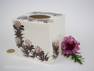 Tissue Holder - Ceramic by Jersey Pottery - Tissue Box Covers - #tag1# - #tag2# - #tag3# - #tag4# - the Artful Accumulator's Vintage Boutique