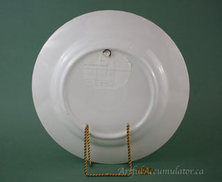 Venezia river boat scene, iridescent blue decorative plate from italy -  - #tag1# - #tag2# - #tag3# - #tag4# - the Artful Accumulator's Vintage Boutique