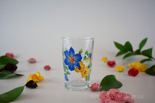 multicolor flower & buds horizontal, set of 2 -  - #tag1# - #tag2# - #tag3# - #tag4# - the Artful Accumulator's Vintage Boutique