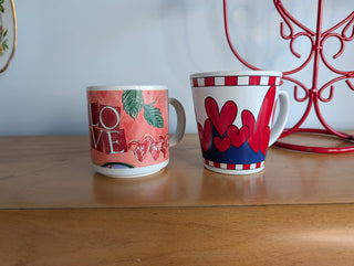 CHOICE: Valentine's Day mugs L O V E or HEARTS