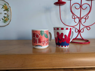 CHOICE: Valentine's Day mugs L O V E or HEARTS