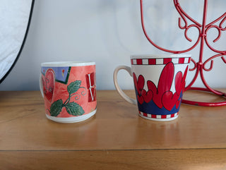 CHOICE: Valentine's Day mugs L O V E or HEARTS