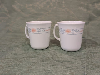 set of 2, Corelle mugs, apricot