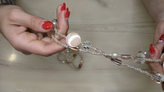 Pearls & Abalone, beaded necklace
