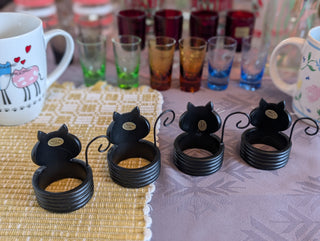 Black Cat Napkin Rings --- too cute!!