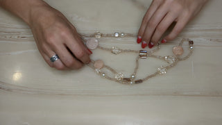 Pearls & Abalone, beaded necklace