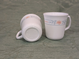 set of 2, Corelle mugs, apricot