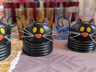 Black Cat Napkin Rings --- too cute!!