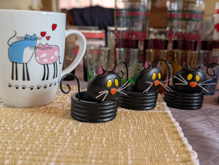 Black Cat Napkin Rings --- too cute!!
