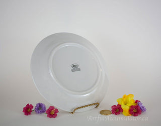 set of 2 plates with flowers and butterflies -  - #tag1# - #tag2# - #tag3# - #tag4# - the Artful Accumulator's Vintage Boutique